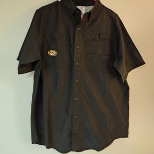 Men's pro edge tigers button up